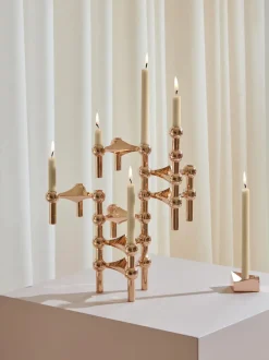 Velas cónicas Stoff Nagel, 12 uds.