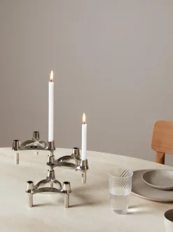 Velas cónicas Stoff Nagel, 12 uds.