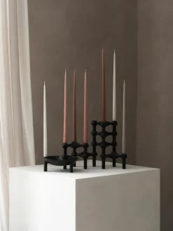 Velas cónicas Stoff Nagel, 6 uds.