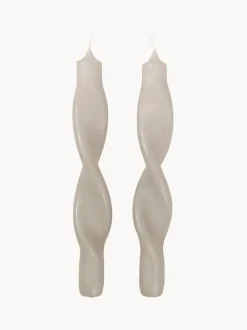 Velas cónicas Twist, 2 uds.