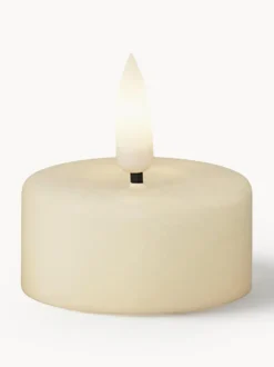 Velas de té LED artesanales Real Flame, 4 uds.