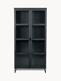 Vitrina de madera de roble Everett