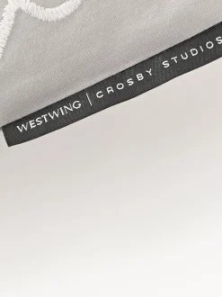 Westwing | Crosby Studios, funda nórdica de algodón con bordado Jouy