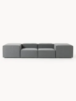 Westwing | Crosby Studios, sofá modular en tejido bouclé con reposabrazos anchos Lennon (3 plazas)