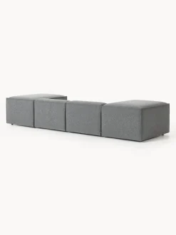Westwing | Crosby Studios, sofá modular en tejido bouclé con reposabrazos anchos Lennon (3 plazas)