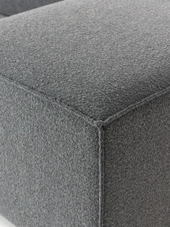 Westwing | Crosby Studios, sofá modular en tejido bouclé con reposabrazos anchos Lennon (3 plazas)