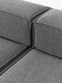 Westwing | Crosby Studios, sofá modular en tejido bouclé con reposabrazos anchos Lennon (3 plazas)