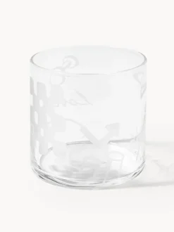 Westwing | Crosby Studios, vasos altos artesanales Cristal, 2 uds.