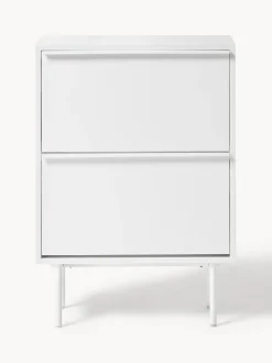 Zapatero de madera con compartimentos plegables Elona