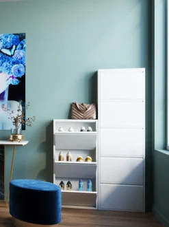 Zapatero de pared Caruso, puertas abatibles
