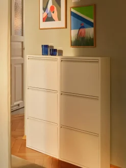 Zapatero de pared Caruso, puertas abatibles