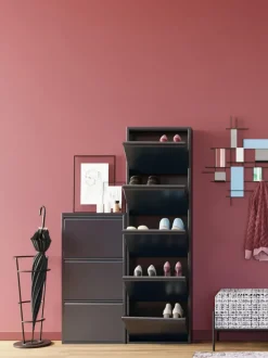 Zapatero de pared Caruso, puertas abatibles