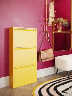 Zapatero de pared con compartimentos plegables Caruso