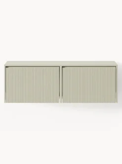 Zapatero de pared con puertas abatibles y frente acanalado Shea