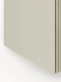 Zapatero de pared con puertas abatibles y frente acanalado Shea