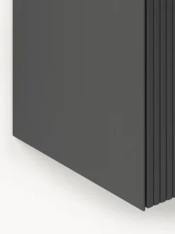 Zapatero de pared con puertas abatibles y frente acanalado Shea